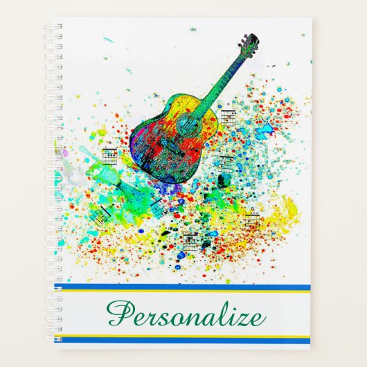 Speciaal uitgeruste gitaren en snoeren planner (Voorkant)