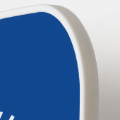 Speciaal uitgeruste handpalmrekker met naam pickleball paddle (Links Detail)