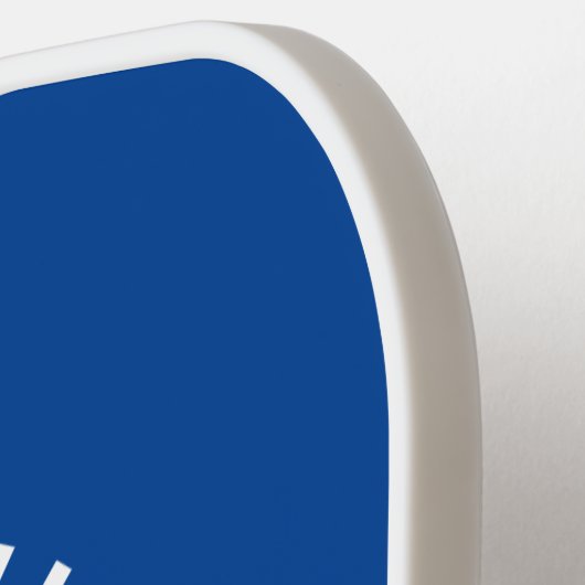 Speciaal uitgeruste handpalmrekker met naam pickleball paddle (Links Detail)