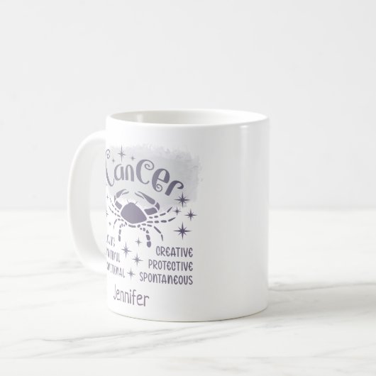 Speciaal uitgeruste kankerdierentuin koffiemok (Voorkant links)