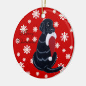 Speciaal uitgeruste kerstkerstkerstkerstkerstman m keramisch ornament (Links)
