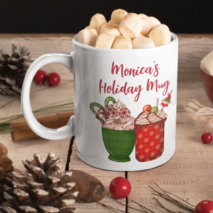 Speciaal uitgeruste kerstmis met Waterverf Coffee  Koffiemok