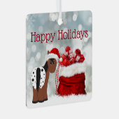 Speciaal uitgeruste klussinterpaarden en cadeautje metalen ornament (Voorkant Rechts)