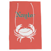 Speciaal uitgeruste krab printkoraal Gift Bag Medium Cadeauzakje (Voorkant)