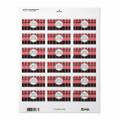 Speciaal uitgeruste krayonlabels etiket (Full Sheet)