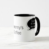 Speciaal uitgeruste Mok voor zwarte luidsprekers (Voorkant rechts)