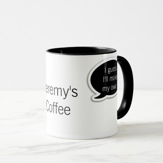 Speciaal uitgeruste Mok voor zwarte luidsprekers (Voorkant rechts)