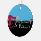 Speciaal uitgeruste muziek Elektrische bas Guitar  Keramisch Ornament (Rechts)