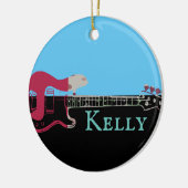 Speciaal uitgeruste muziek Elektrische bas Guitar  Keramisch Ornament (Links)