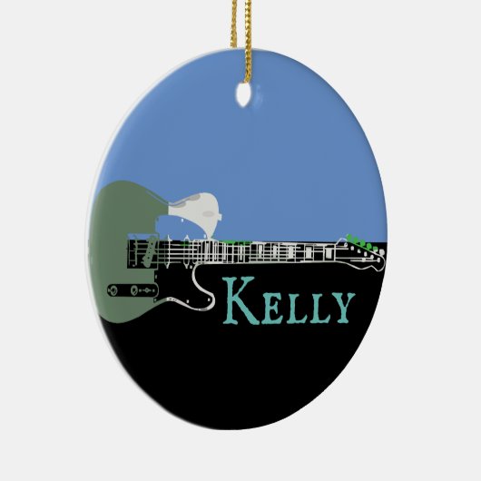 Speciaal uitgeruste muziek Elektrische bas Guitar  Keramisch Ornament (Rechts)