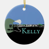 Speciaal uitgeruste muziek Elektrische bas Guitar  Keramisch Ornament (Voorkant)