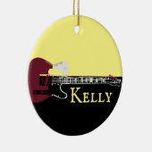 Speciaal uitgeruste muziek Elektrische bas Guitar  Keramisch Ornament (Rechts)