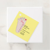 Speciaal uitgeruste nieuwe babycadeautjes: Gegeven Bedankjes Labels (In situ)