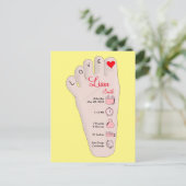 Speciaal uitgeruste nieuwe babycadeautjes: Gegeven Briefkaart (Staand voorkant)