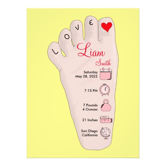 Speciaal uitgeruste nieuwe babycadeautjes: Gegeven Foto Afdruk (Voorkant)