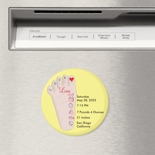 Speciaal uitgeruste nieuwe babycadeautjes: Gegeven Magneet (Insitu (Vaatwasser))