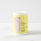 Speciaal uitgeruste nieuwe babycadeautjes: Gegeven Porselein Kop (Voorkant)