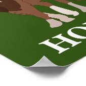 Speciaal uitgeruste paardenpest Rider Horse Lover Poster (Hoek)