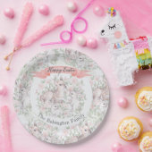 Speciaal uitgeruste paasdeerbundel papieren bordje (Feest)