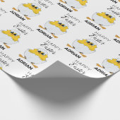 Speciaal uitgeruste paaseieren en paasmakerij cadeaupapier (Hoek)