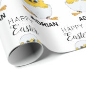 Speciaal uitgeruste paaseieren en paasmakerij cadeaupapier (Rol Hoek)