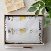 Speciaal uitgeruste paaseieren en paasmakerij tissuepapier (Geschenk)