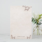 Speciaal uitgeruste papierbakkerij voor superieure briefpapier (Staand voorkant)