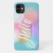 Speciaal uitgeruste pasteilerklokken Hallo Case-Mate iPhone Case (Achterkant)