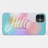 Speciaal uitgeruste pasteilerklokken Hallo Case-Mate iPhone Case (Achterkant (horizontaal))
