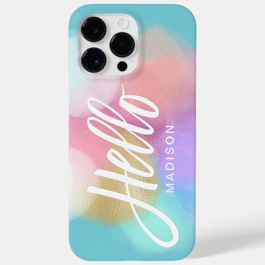 Speciaal uitgeruste pasteilerklokken Hallo Case-Mate iPhone Case (Achterkant)