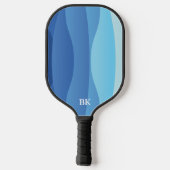 Speciaal uitgeruste Pickleball Paddle met een blau (Achterkant)