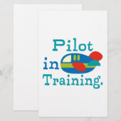 Speciaal uitgeruste piloot in opleiding briefpapier (Voorkant / Achterkant)