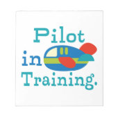 Speciaal uitgeruste piloot in opleiding notitieblok (Voorkant)