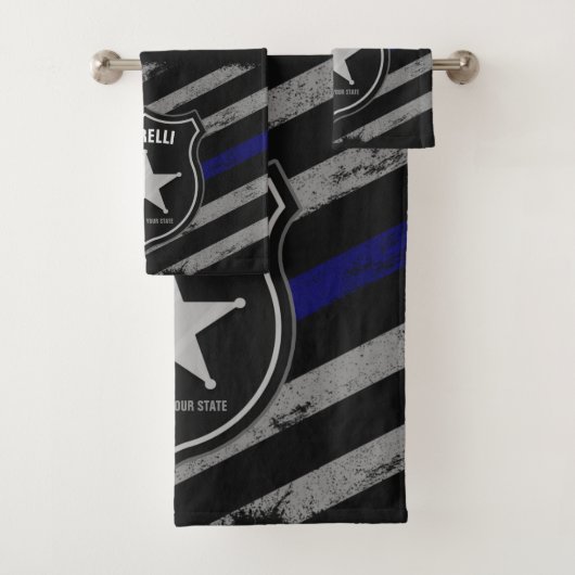 Speciaal uitgeruste politieagent Cop Flag van de N Bad Handdoek (Insitu)
