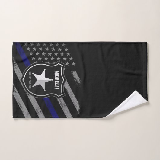 Speciaal uitgeruste politieagent Cop Flag van de N Bad Handdoek (Handdoek)