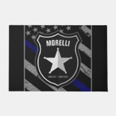 Speciaal uitgeruste politieagent Cop Flag van de N Deurmat (Voorkant)