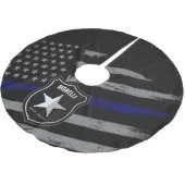 Speciaal uitgeruste politieagent Cop Flag van de N Kerstboom Rok (Gekanteld)