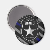 Speciaal uitgeruste politieagent Cop Flag van de N Magneet (Voorkant / Achterkant)