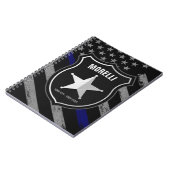 Speciaal uitgeruste politieagent Cop Flag van de N Notitieboek (Linkerzijde)