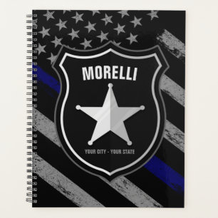 Speciaal uitgeruste politieagent Cop Flag van de N Planner