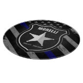 Speciaal uitgeruste politieagent Cop Flag van de N Snijplank (Hoek)