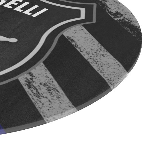 Speciaal uitgeruste politieagent Cop Flag van de N Snijplank (Hoek)