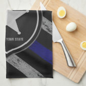 Speciaal uitgeruste politieagent Cop Flag van de N Theedoek (Quarter Fold)