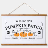 Speciaal uitgeruste pompoenpatch hangend wandkleed (Voorkant)