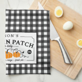 Speciaal uitgeruste pompoenpatch theedoek (Quarter Fold)