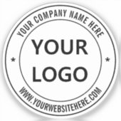 Speciaal uitgeruste promotie van uw Logo Company S Sticker (Voorkant)