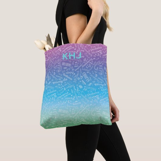 Speciaal uitgeruste radionavigatie van de componis tote bag (Dichtbij)