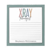 Speciaal uitgeruste röntgentechnologie voor röntge notitieblok (Voorkant)