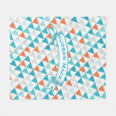 Speciaal uitgeruste stekelbuis voor baby-slippen fleece deken (Voorkant (Horizontaal))