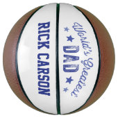 Speciaal uitgeruste Vader van Sports Ball World Basketbal (Verticaal)